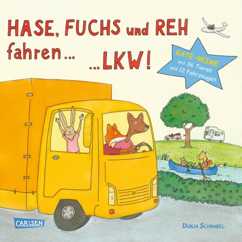 Dunja Schnabel, Reime, Pappbilderbuch, Bilderbuch, Tiere, Fahrzeuge
